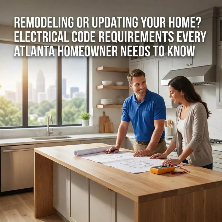 Remodeling or Updating Your Home? Electrical Code Requirements Every Atlanta Homeowner Needs to Know