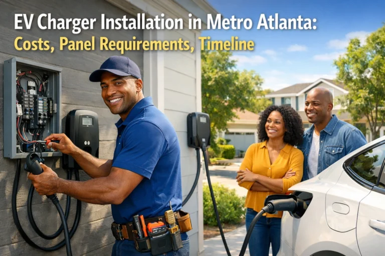 EV Charger Installation in Metro Atlanta: Costs, Panel Requirements, Timeline