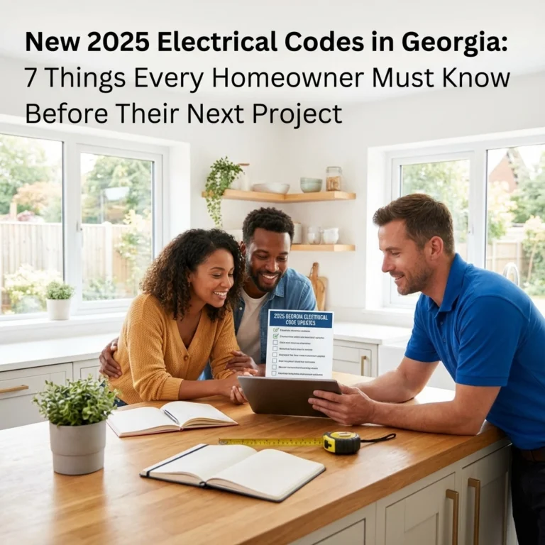 New 2025 Electrical Codes in Georgia: 7 Things Every Homeowner Must Know Before Their Next Project