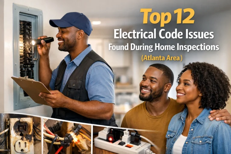 Top 12 Electrical Code Issues Found During Home Inspections (Atlanta Area)
