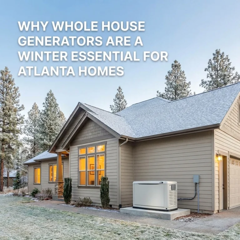 Why Whole House Generators Are a Winter Essential for Atlanta Homes