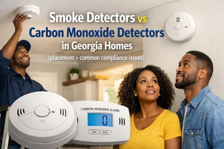 Smoke Detectors vs Carbon Monoxide Detectors in Georgia Homes (placement + common compliance issues)