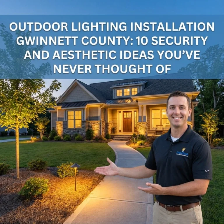 Outdoor Lighting Installation Gwinnett County: 10 Security and Aesthetic Ideas You've Never Thought Of