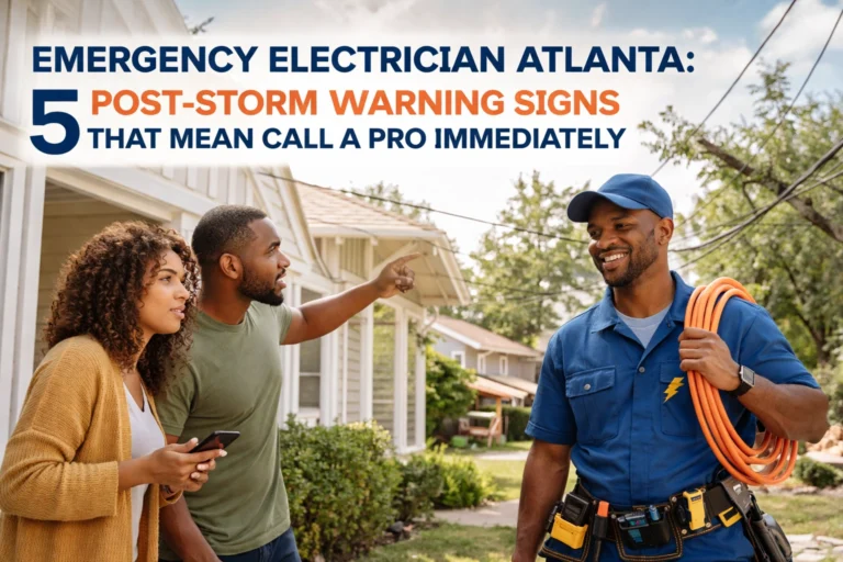 Emergency Electrician Atlanta: 5 Post-Storm Warning Signs That Mean Call a Pro Immediately