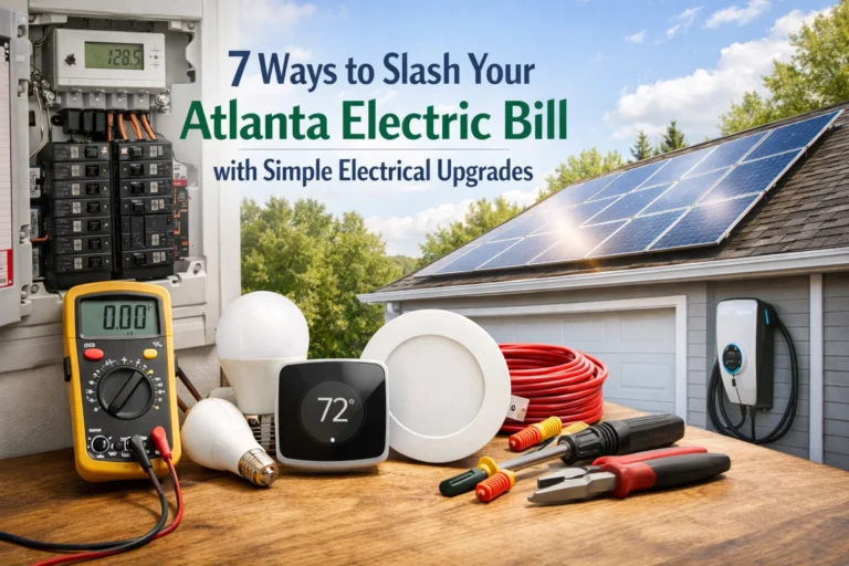 7 Ways to Slash Your Atlanta Electric Bill with Simple Electrical Upgrades