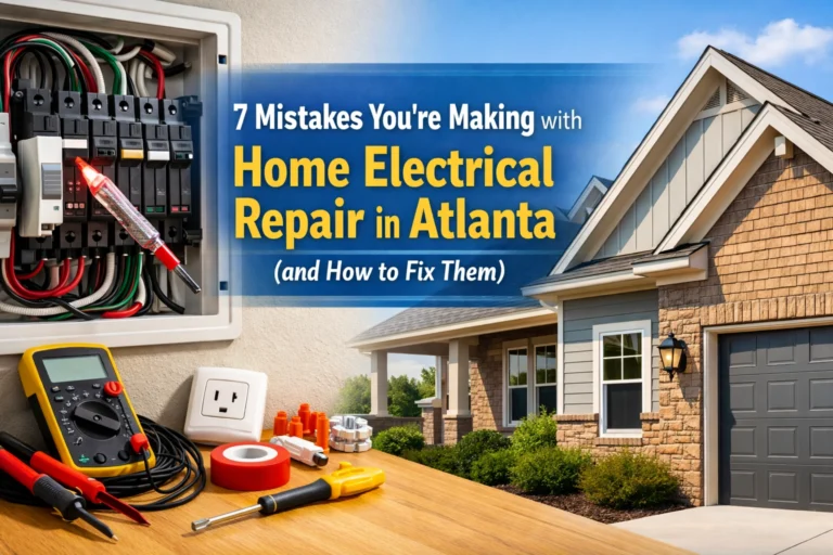7 Mistakes You’re Making with Home Electrical Repair in Atlanta (and How to Fix Them)