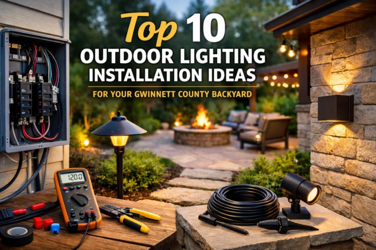 Top 10 Outdoor Lighting Installation Ideas for Your Gwinnett County Backyard