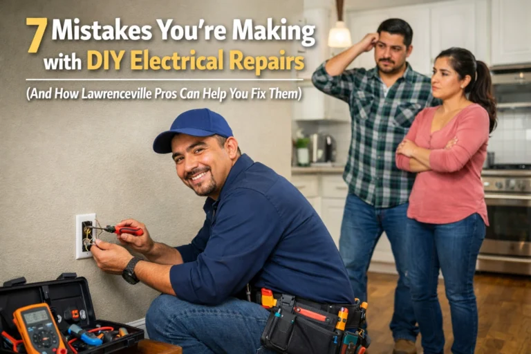 7 Mistakes You’re Making with DIY Electrical Repairs (And How Lawrenceville Pros Can Help You Fix Them)