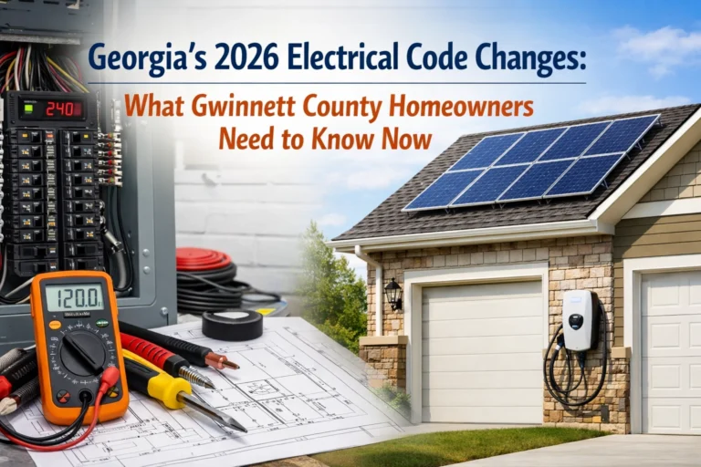 Georgia’s 2026 Electrical Code Changes: What Gwinnett County Homeowners Need to Know Now