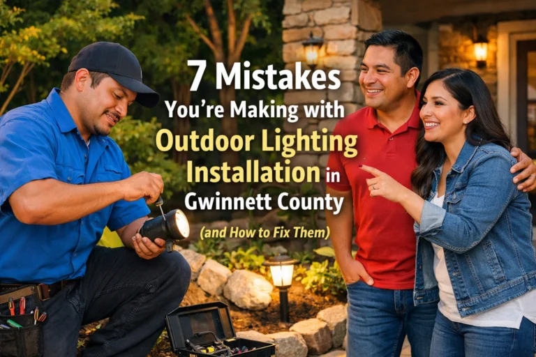7 Mistakes You’re Making with Outdoor Lighting Installation in Gwinnett County (and How to Fix Them)
